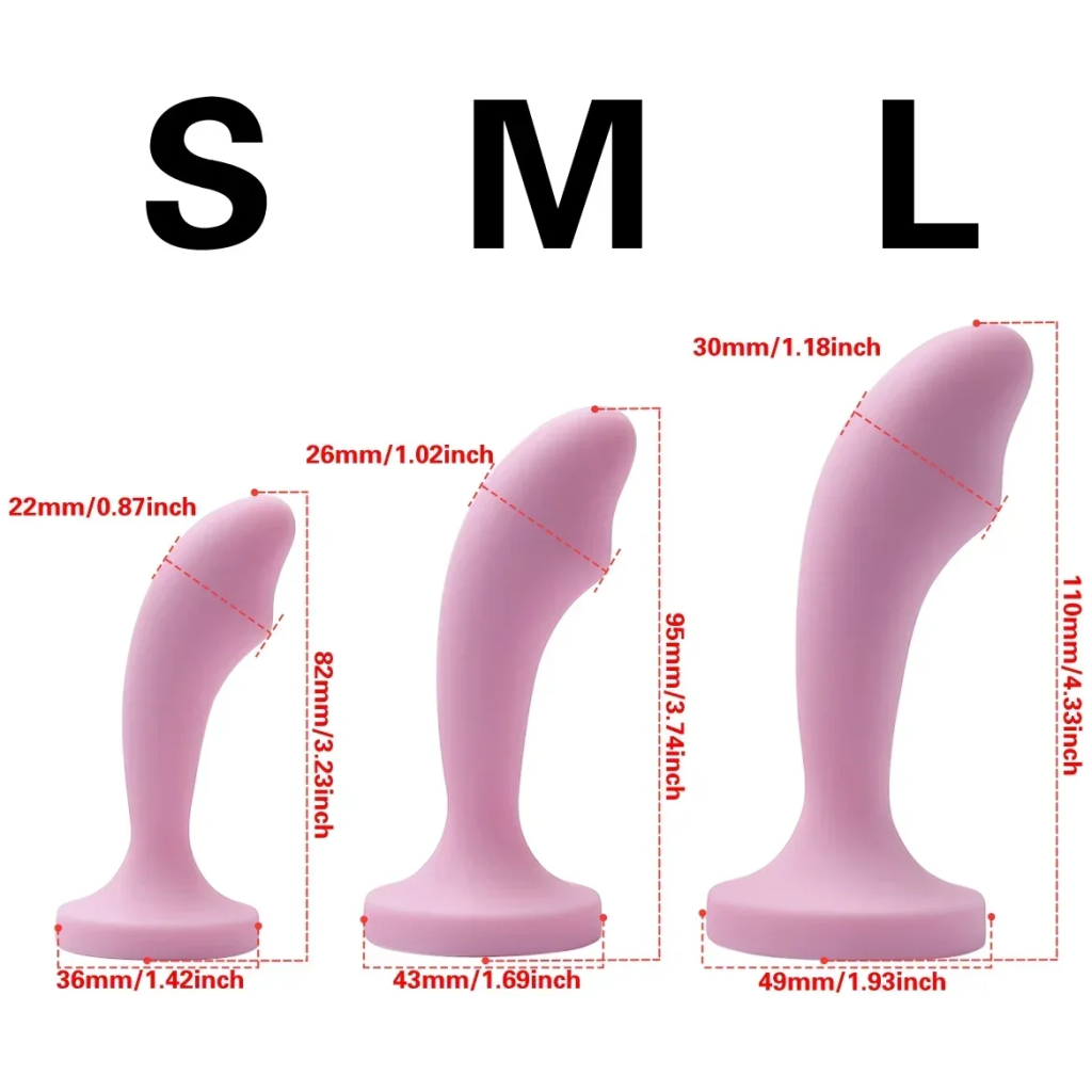 silicone anal plug (gem base) anal masturbation stimulator & massage dilator, g spot massage adult sex toy