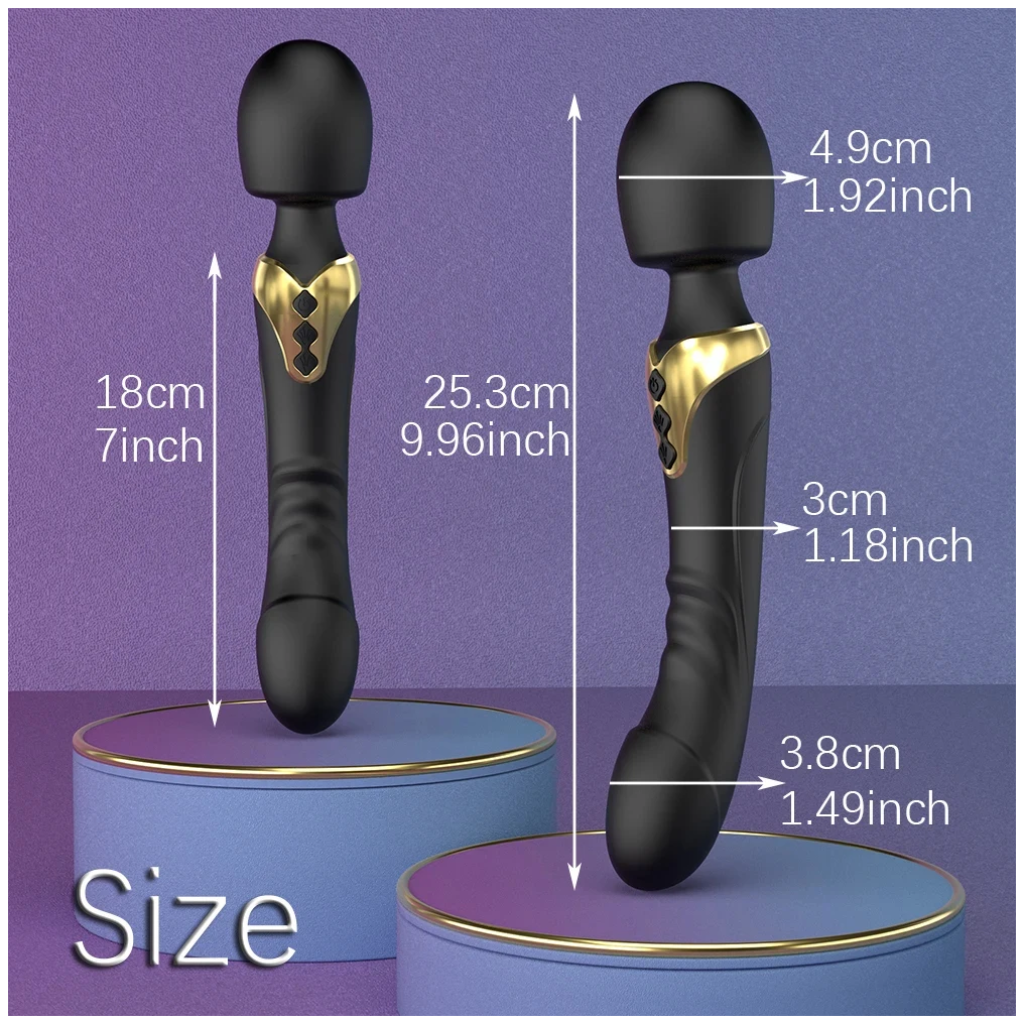powerful av magic wand dildo vibrator clitoris stimulator vagina massager g spot masturbator adult