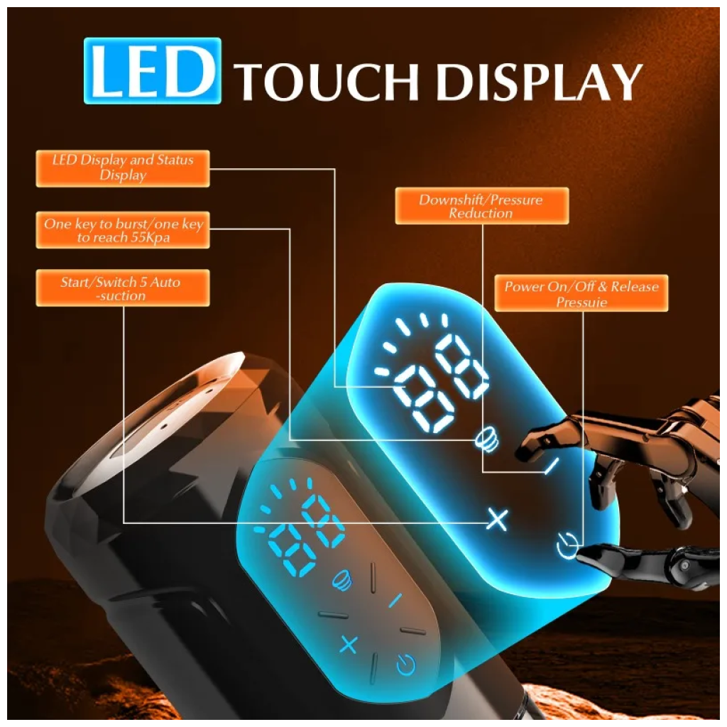 electric penis pump for enlargement exercise trainer vibration vacuum pump 5 suction levels 2 silicone sleeves