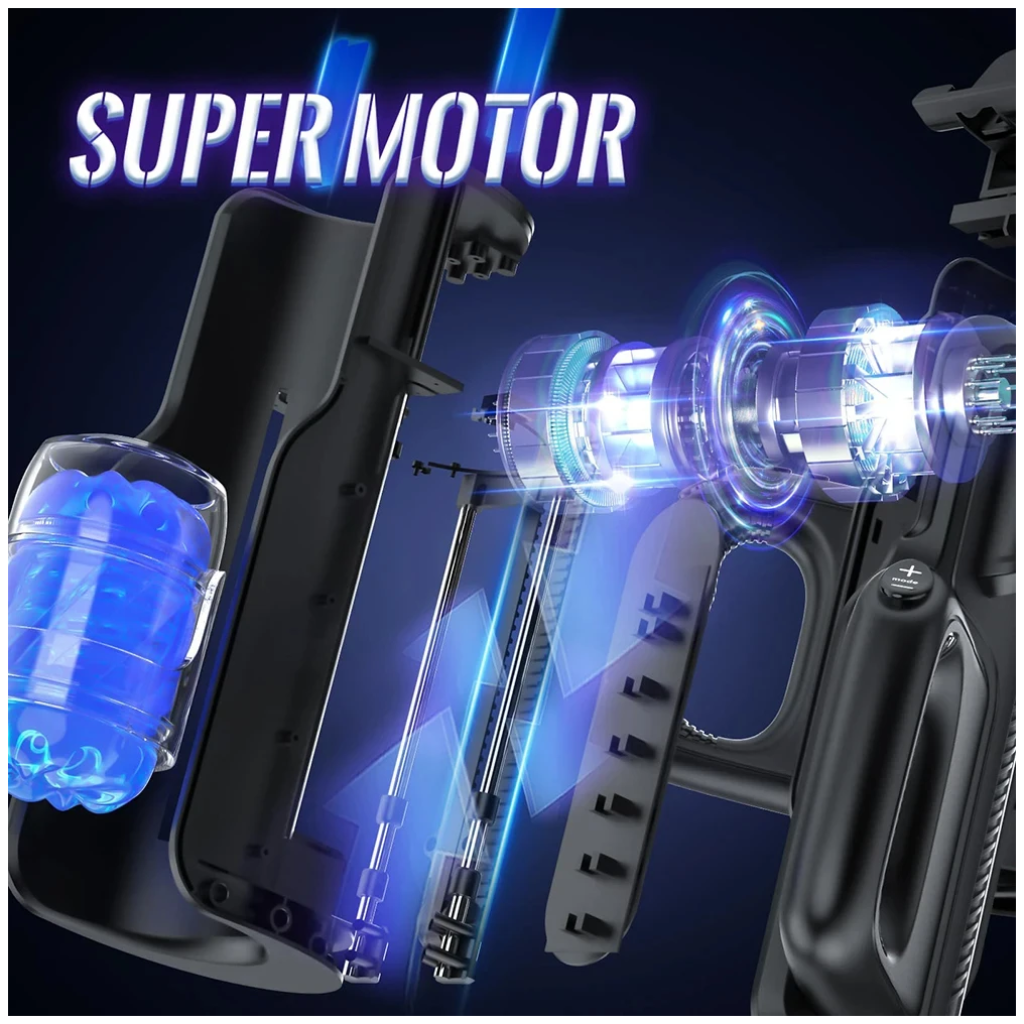 leten dual handles sex machine powerful electric thrusting masturbator 2 soft sleeve voice penis trainer sex toy