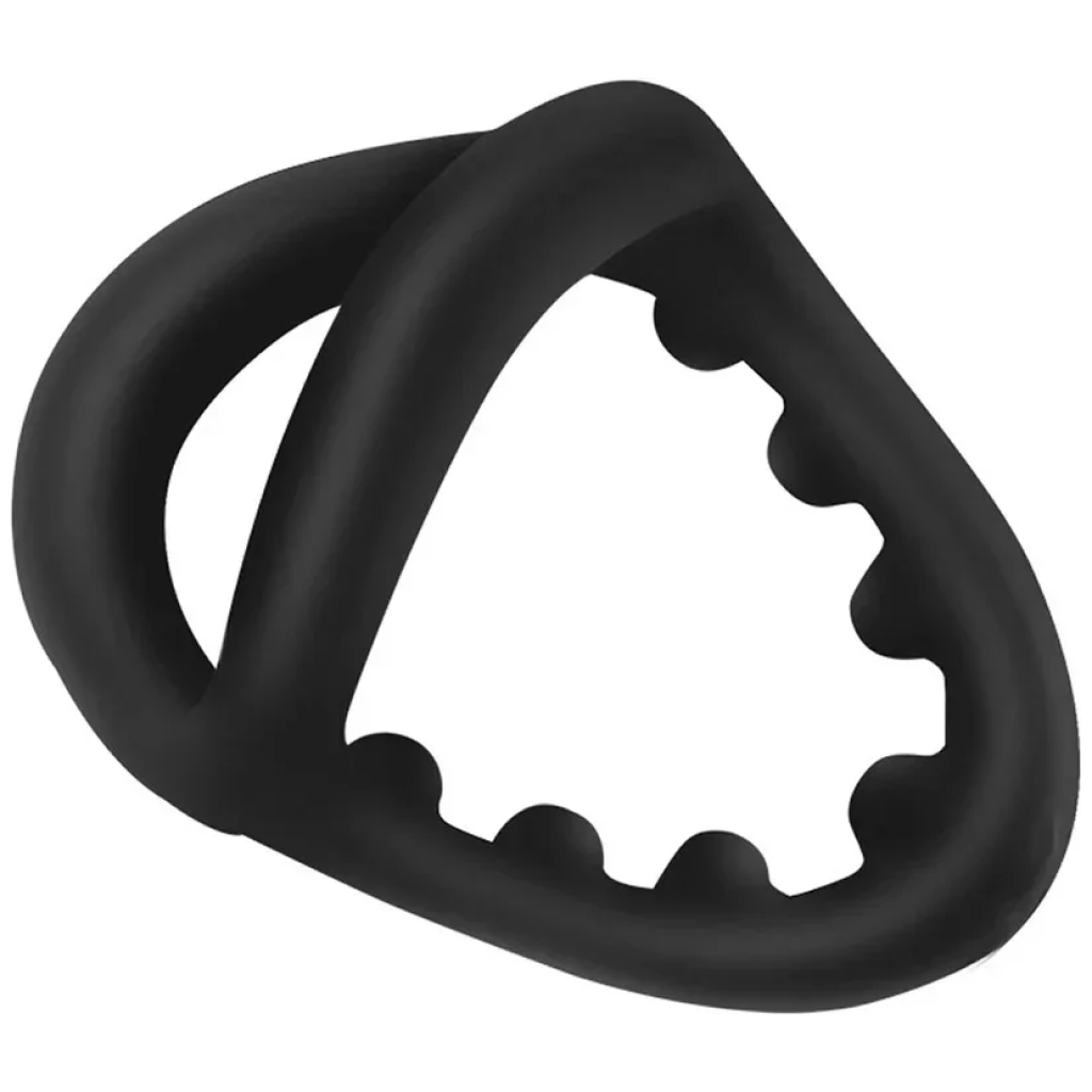 silicone penis rings cock ring erection enhancing triangular penis ring with massage beads delayed ejaculation