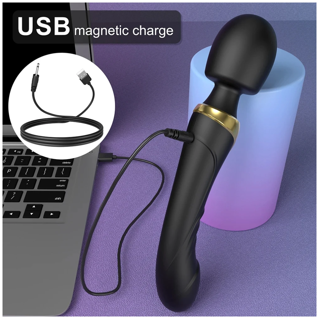 powerful av magic wand dildo vibrator clitoris stimulator vagina massager g spot masturbator adult