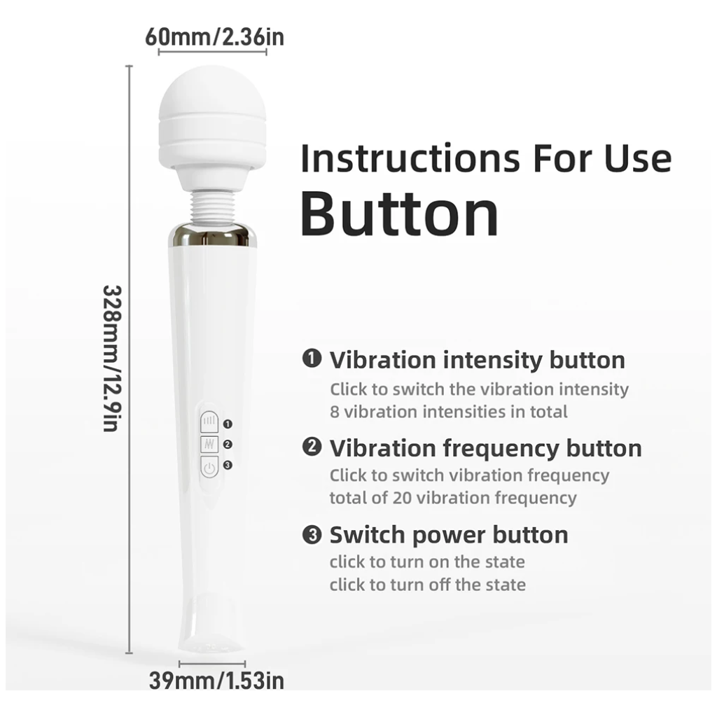 powerful magic wand vibrator big av body massager g spot clitoris stimulator usb charging adult for woman