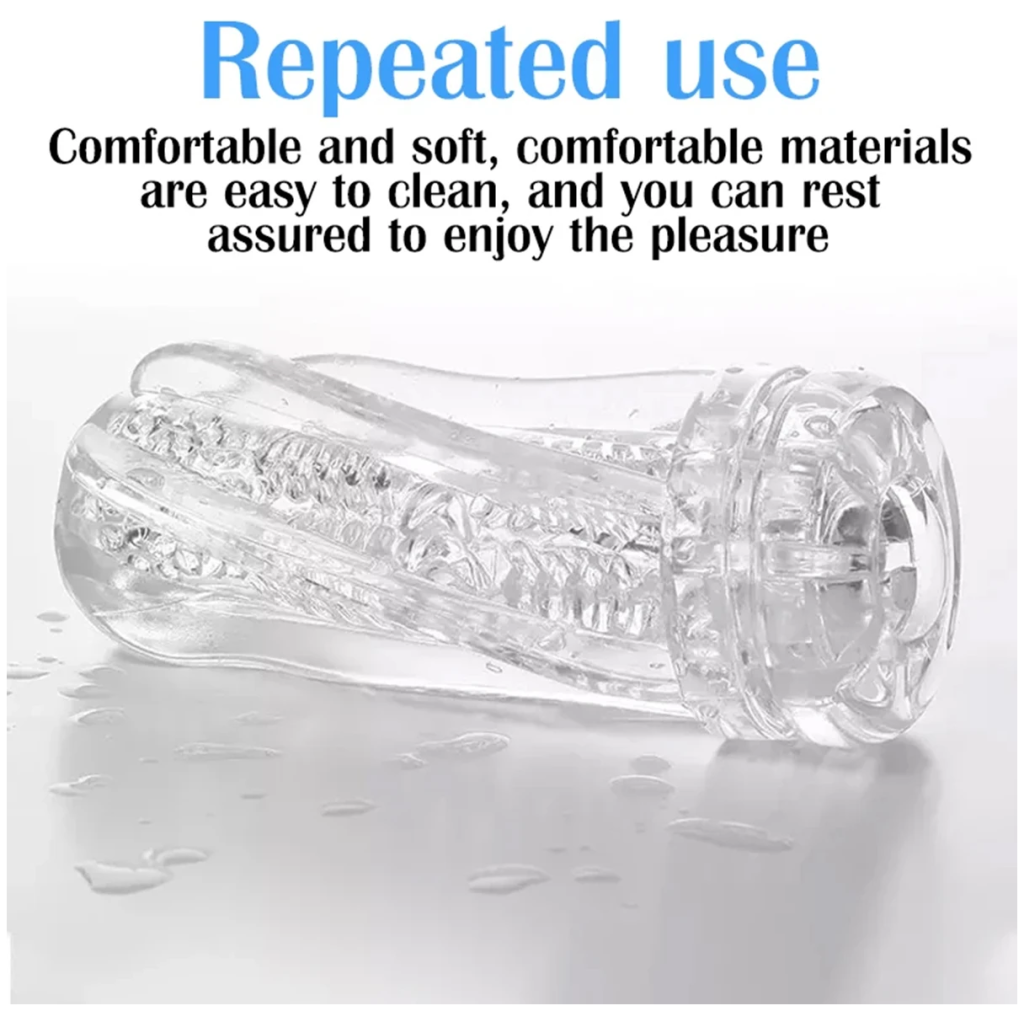 galaku masturbator soft pussy transparent vagina adult endurance exercise sex products vacuum pocket cup