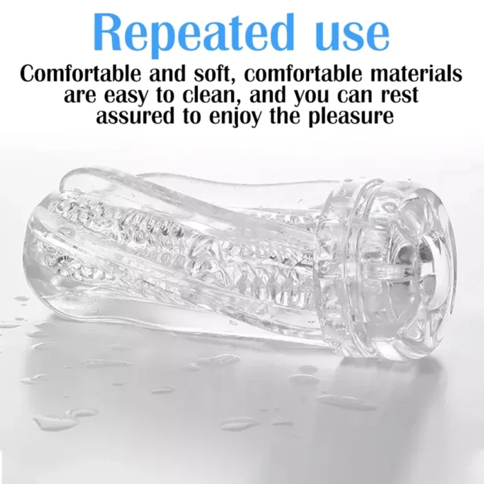 galaku masturbator soft pussy transparent vagina adult endurance exercise sex products vacuum pocket cup