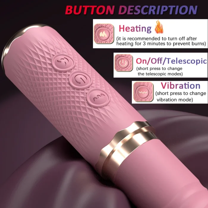 thrusting dildo vibrator fe g spot clitoral stimulator adult product with 10 thrusting 10 vibration modes sex toy