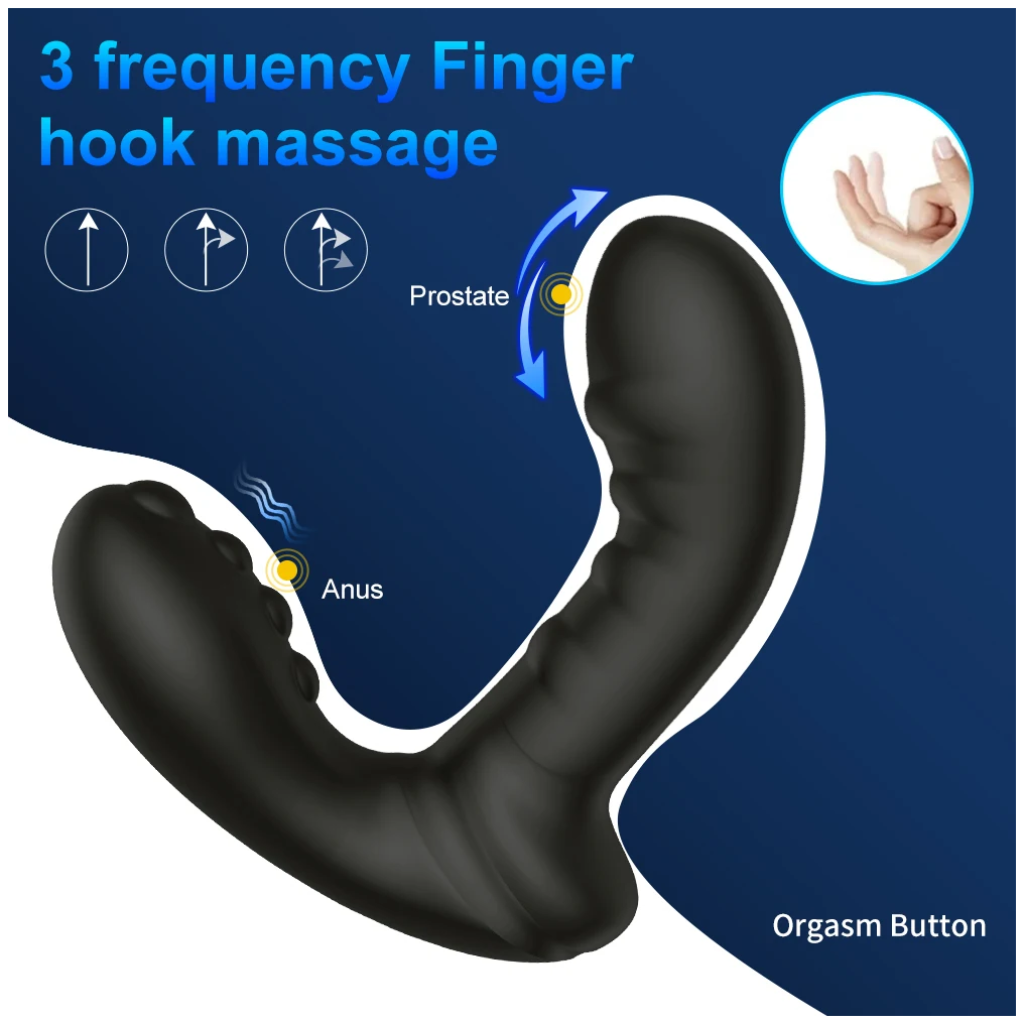 wiggle prostate massager anal vibrator wireless remote butt plug vibrating anus masturbator for couples