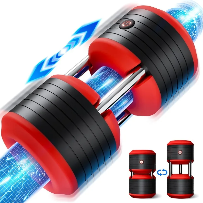 masturbator vibrating double penis interactive electric masturbator penis pump stroker pocket pussy