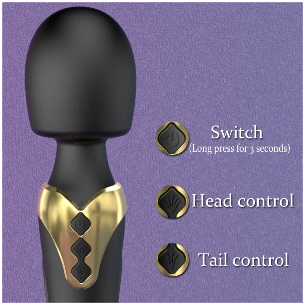 powerful av magic wand dildo vibrator clitoris stimulator vagina massager g spot masturbator adult