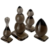 Leten Silicone Anal Plug Set 4-Piece Non-Vibrating
