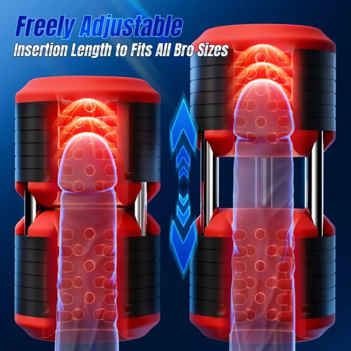 masturbator vibrating double penis interactive electric masturbator penis pump stroker pocket pussy