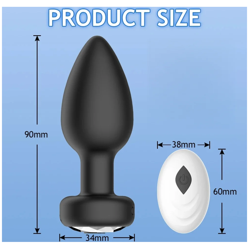 app wireless anal vibrator butt plug remote prostate stimulator fe control vagina massager adult gay