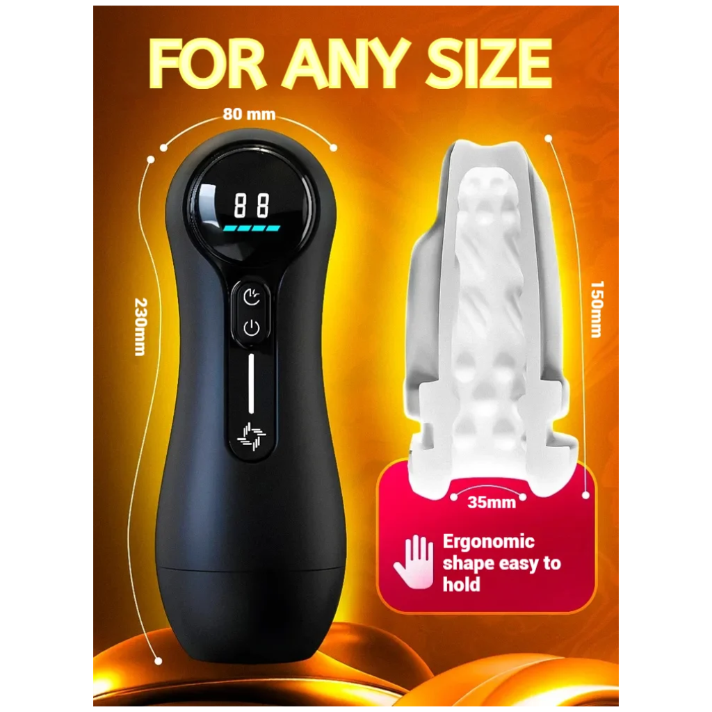 masturbator penis pump adult for 18 men with 4 sucking 9 vibration modes led display pocket pussy realistic vagina